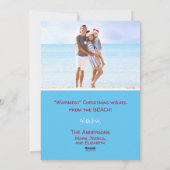 Funny Seas and Greetings Foto Weihnachten (Rückseite)