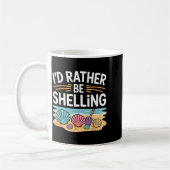 Funny Seashell Design For Men Women Sea Shell Seas Kaffeetasse (Links)