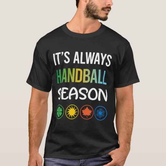 Funny Season Handball T-Shirt (Vorderseite)