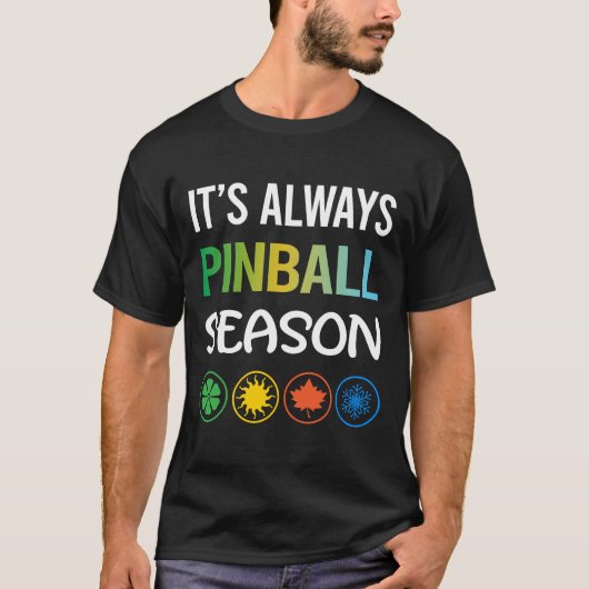 Funny Season Pinball T-Shirt (Vorderseite)