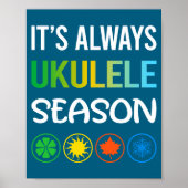 Funny Season Ukulele  Poster (Vorne)