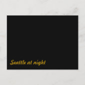 Funny: Seattle at Night Postkarte (Vorderseite)