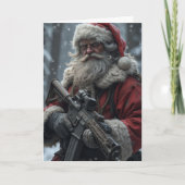 Funny Second Amendment Weihnachten Karte (Vorderseite)