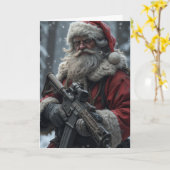 Funny Second Amendment Weihnachten Karte (Gelbe Blume)