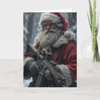 Funny Second Amendment Weihnachten Karte