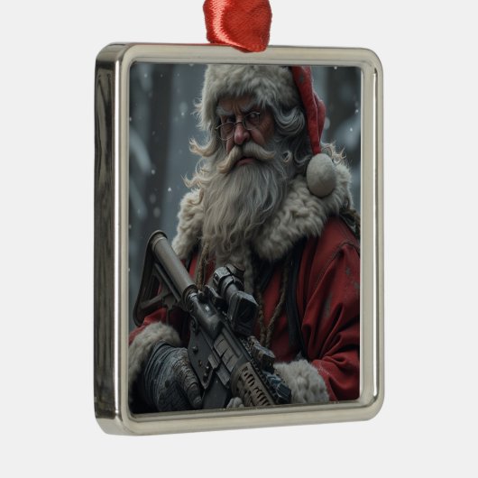 Funny Second Amendment Weihnachten Ornament Aus Metall (Rechts)
