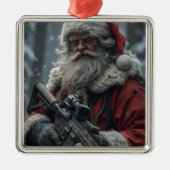 Funny Second Amendment Weihnachten Ornament Aus Metall (Vorne)