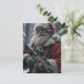 Funny Second Amendment Weihnachten Postkarte (Stehend Vorderseite)