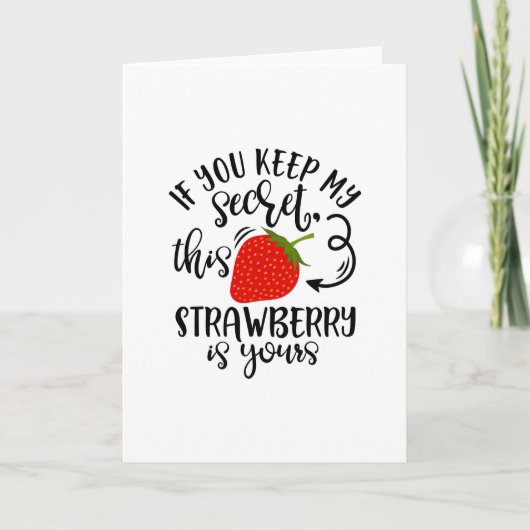 Funny Secret Santa Design Idee Karte (Vorderseite)