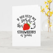 Funny Secret Santa Design Idee Karte (Gelbe Blume)