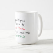 Funny Secret Santa Gift - Tasse (VorderseiteRechts)