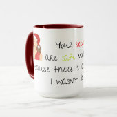 Funny Secret Santa gift - Tasse (Vorderseite Links)