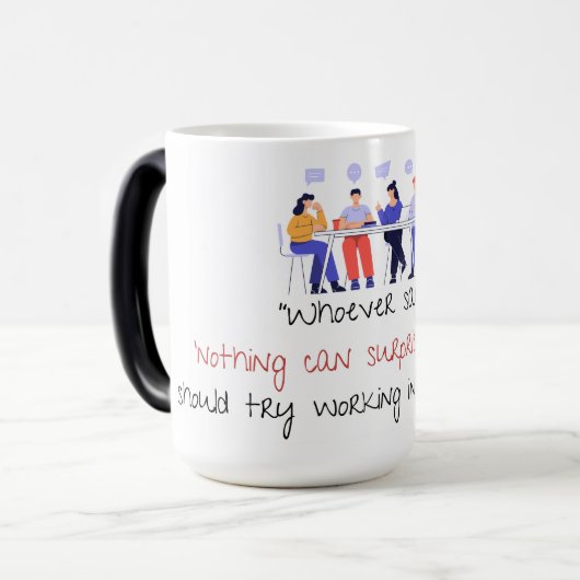 Funny Secret Santa gift - Tasse (Vorderseite Links)