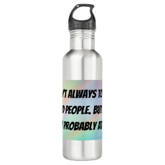 Funny Secret Santa Gift - Wasserflasche Edelstahlflasche