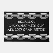 Funny Security Begrüßungsfront Fußmatte (Vorderseite)