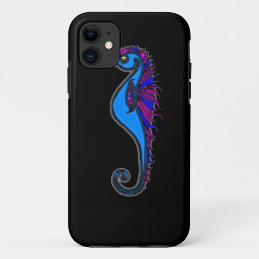 Funny Seepferd Case-Mate iPhone Hülle (Rückseite)