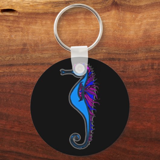 Funny Seepferd Schlüsselanhänger (Vorderseite)