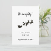 Funny sei frech Weihnachten (Stehend Vorderseite)