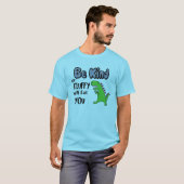 Funny Sei nett oder leise mit Essen du Trex Dinosa T-Shirt (Vorne ganz)