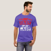 Funny Sei schnell oder sei letzter Drag Race Drift T-Shirt (Vorne ganz)