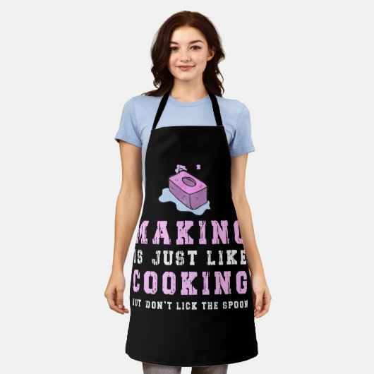 Funny Seife Geschenk für Männer Frauen Seifen mach Schürze (Getragen)