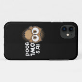 Funny seine Owl Gutes Geschenk Tierfreund Case-Mate iPhone Hülle (Rückseite (Horizontal))