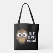 Funny seine Owl Gutes Geschenk Tierfreund Tasche (Rückseite)