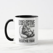 Funny Selective Hearing Cat Sarcastic Coffee Mug Tasse (Links)