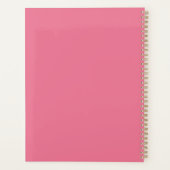 Funny Self-Care Zitat Pink Art Supplies Planer (Rückseite)