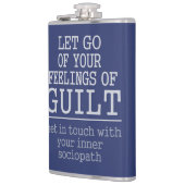 Funny Self-Knowledge-individuelle Name Flachmann (Links)