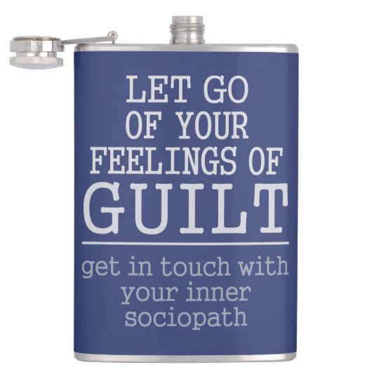 Funny Self-Knowledge-individuelle Name Flachmann (Geöffnet)