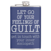 Funny Self-Knowledge-individuelle Name Flachmann (Vorderseite)