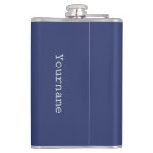 Funny Self-Knowledge-individuelle Name Flachmann (Rückseite)