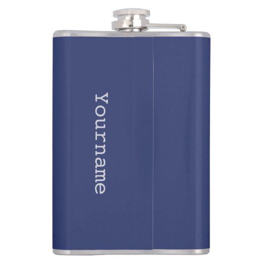 Funny Self-Knowledge-individuelle Name Flachmann (Rückseite)