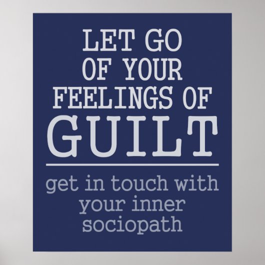 Funny Self-Knowledge-Poster Poster (Vorne)