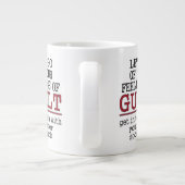 Funny Self-Knowledge-Tasse Jumbo-Tasse (Rückseite)