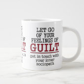 Funny Self-Knowledge-Tasse Jumbo-Tasse (Rechts)