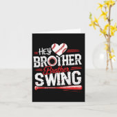 Funny Sell Hey Brother Brother Swing Karte (Gelbe Blume)