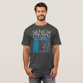 Funny Senior Citizen Sims Code Cool Opa T-Shirt (Vorne ganz)