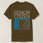 Funny Senior Citizen Testcode Cool Opa Gran T-Shirt (Design vorne)