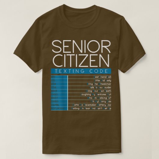 Funny Senior Citizen Testcode Cool Opa Gran T-Shirt (Design vorne)