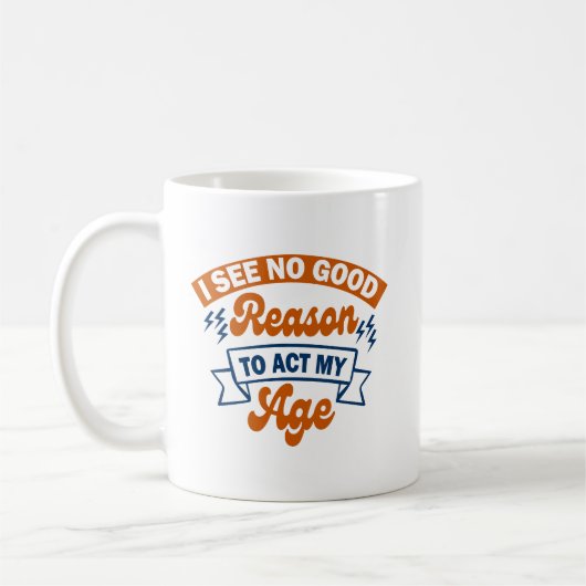 Funny Senior Kaffeetasse (Links)