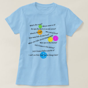 Funny Senior Pickleball Chaos Tote Bag T-Shirt