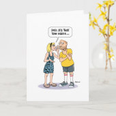 Funny Senior Vater Birthday Card Karte (Gelbe Blume)