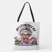 Funny Seniors Kosmetische Tasche - Siehe zurück (Vorderseite)