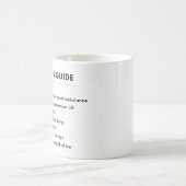 FUNNY Seniors Old Person OAP Retiree SIMS GUIDE Kaffeetasse (Mittel)