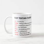 FUNNY Seniors Old Person OAP Retiree SIMS GUIDE Kaffeetasse (Links)