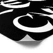 Funny Sense Of Humor Chinese New Year Gift  Poster (Ecke)