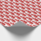 Funny Septic Tank Truck Wrapping Paper Geschenkpapier (Ecke)