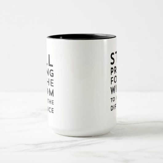 Funny Serenity Gebet Sober Kaffee Tasse oder Tee C (Zentrum)
